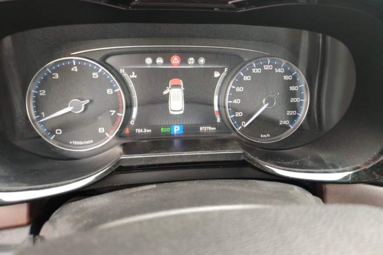 Used GAC Trumpchi GS8 2017 320T Two-Wheel Drive Luxury Smart Connectivity Version (7 Seats) Odometer Close Up