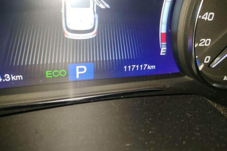 Used GAC Trumpchi GS8 2017 320T Two-Wheel Drive Luxury Smart Connectivity Version (7 Seats) Odometer Close Up