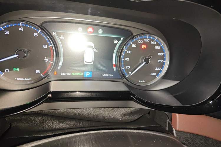 Used GAC Trumpchi GS8 2017 320T Two-Wheel Drive Luxury Edition (7 Seats) Odometer Close Up
