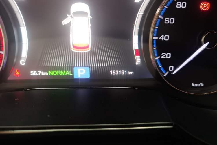 Used GAC Trumpchi GS8 2017 320T Two-Wheel Drive Luxury Smart Connectivity Version (7 Seats) Odometer Close Up