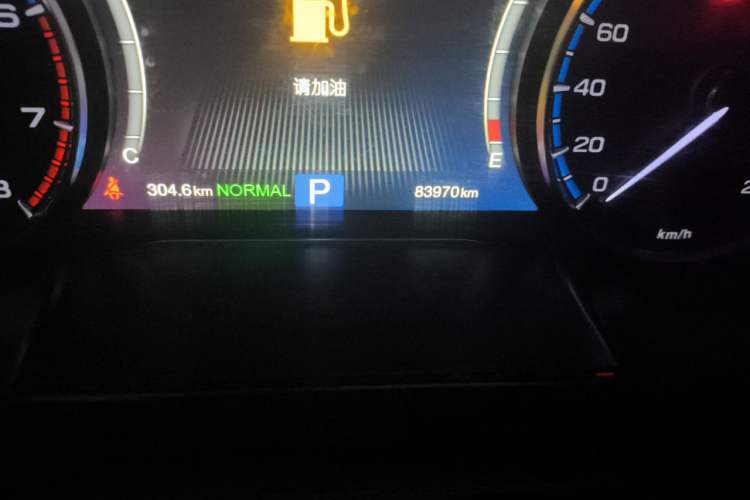 Used GAC Trumpchi GS8 2017 320T Two-Wheel Drive Prestige Version (7 Seats) Odometer Close Up