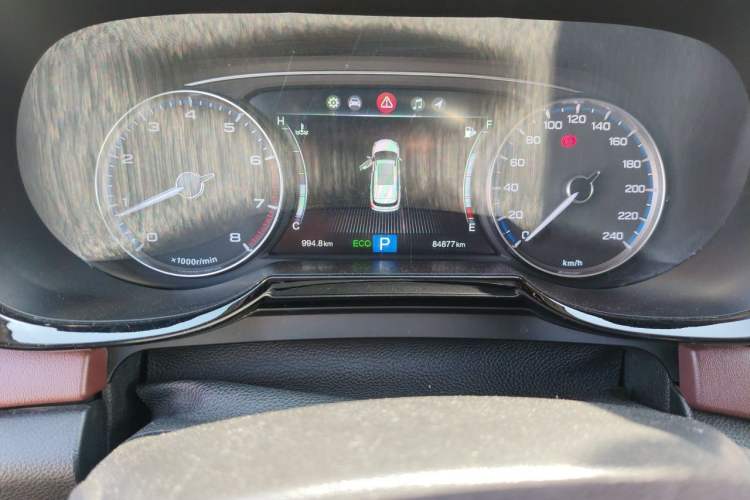 Used GAC Trumpchi GS8 2017 320T Two-Wheel Drive Luxury Smart Connectivity Version (7 Seats) Odometer Close Up