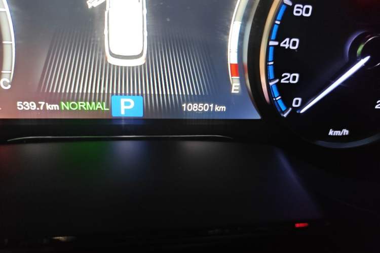 Used GAC Trumpchi GS8 2017 320T Two-Wheel Drive Luxury Smart Connectivity Version (7 Seats) Odometer Close Up