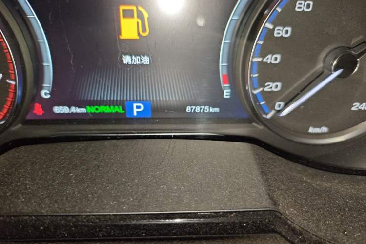 Used GAC Trumpchi GS8 2017 320T Two-Wheel Drive Luxury Smart Connectivity Version (7 Seats) Odometer Close Up