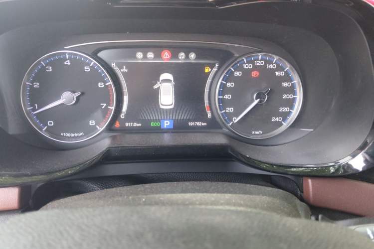 Used GAC Trumpchi GS8 2017 320T Two-Wheel Drive Luxury Smart Connectivity Version (7 Seats) Odometer Close Up