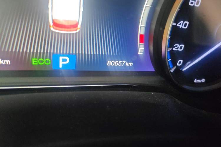 Used GAC Trumpchi GS8 2017 320T Two-Wheel Drive Luxury Smart Connectivity Version (7 Seats) Odometer Close Up