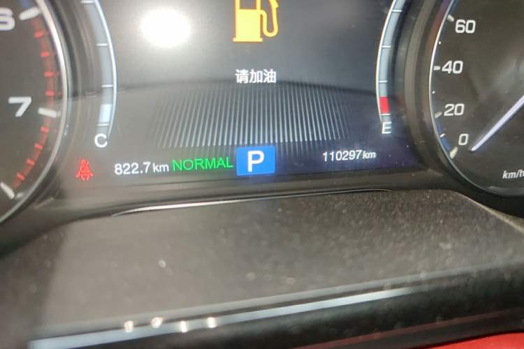 Used GAC Trumpchi GS8 2017 320T Two-Wheel Drive Luxury Smart Connectivity Version (7 Seats) Odometer Close Up