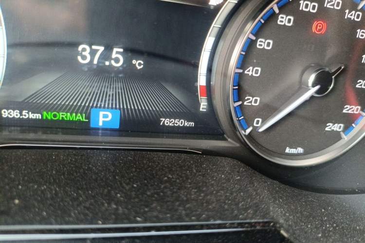 Used GAC Trumpchi GS8 2017 320T Two-Wheel Drive Luxury Smart Connectivity Version (7 Seats) Odometer Close Up