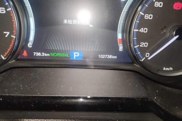 Used GAC Trumpchi GS8 2017 320T Two-Wheel Drive Luxury Smart Connectivity Version (7 Seats) Odometer Close Up