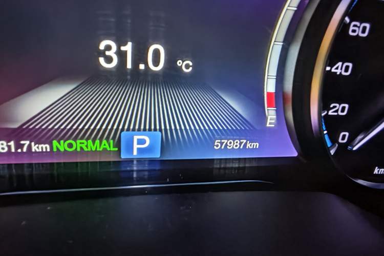 Used GAC Trumpchi GS8 2017 320T Two-Wheel Drive Luxury Smart Connectivity Version (7 Seats) Odometer Close Up