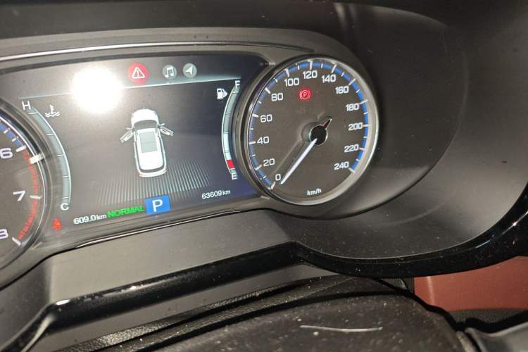 Used GAC Trumpchi GS8 2017 320T Two-Wheel Drive Luxury Smart Connectivity Version (7 Seats) Odometer Close Up