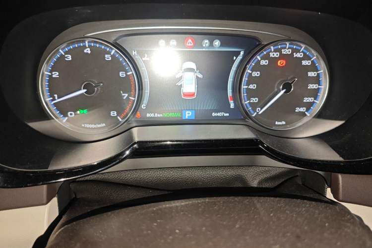 Used GAC Trumpchi GS8 2017 320T Two-Wheel Drive Luxury Smart Connectivity Version (7 Seats) Odometer Close Up