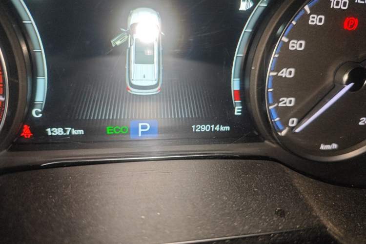 Used GAC Trumpchi GS8 2017 320T Two-Wheel Drive Luxury Smart Connectivity Version (7 Seats) Odometer Close Up