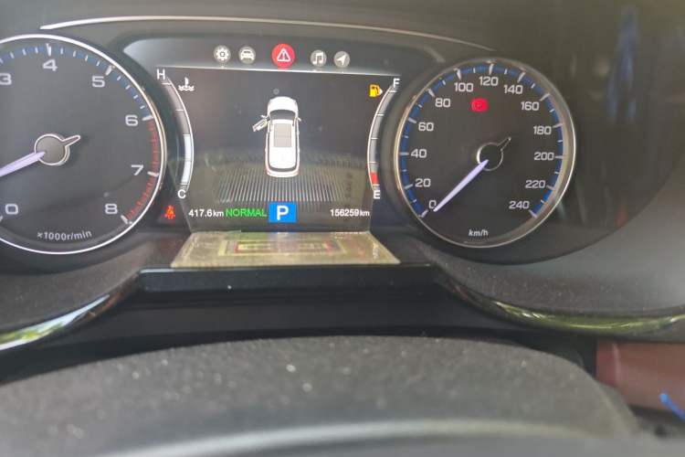 Used GAC Trumpchi GS8 2017 320T Two-Wheel Drive Luxury Smart Connectivity Version (7 Seats) Odometer Close Up