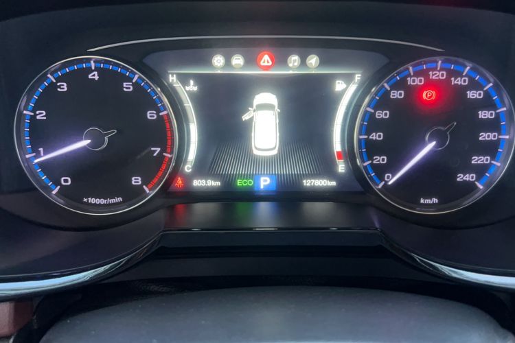 Used GAC Trumpchi GS8 2017 320T Four-Wheel Drive Luxury Smart Connectivity Version (7 Seats) Odometer Close Up