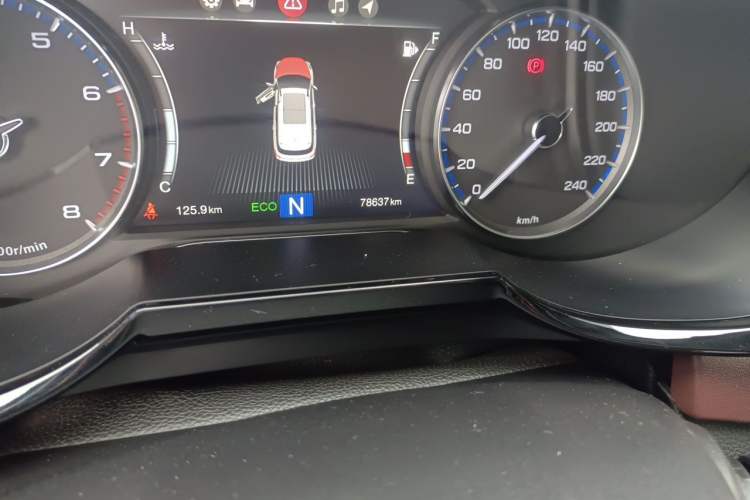Used GAC Trumpchi GS8 2017 320T Two-Wheel Drive Luxury Smart Connectivity Version (7 Seats) Odometer Close Up