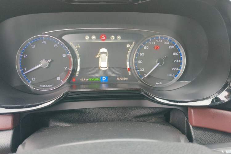 Used GAC Trumpchi GS8 2017 320T Two-Wheel Drive Luxury Smart Connectivity Version (7 Seats) Odometer Close Up
