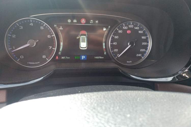 Used GAC Trumpchi GS8 2017 320T Four-Wheel Drive Luxury Smart Connectivity Version (7 Seats) Odometer Close Up