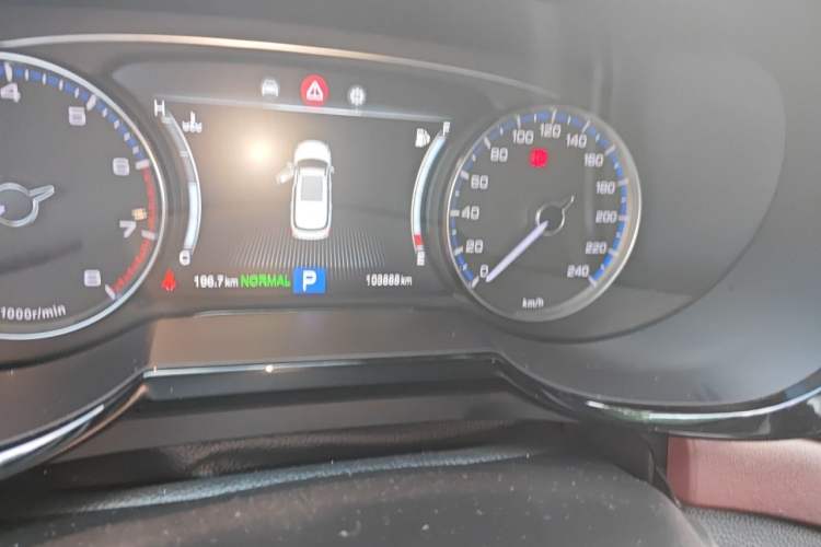 Used GAC Trumpchi GS8 2017 320T Two-Wheel Drive Luxury Smart Connectivity Version (7 Seats) Odometer Close Up