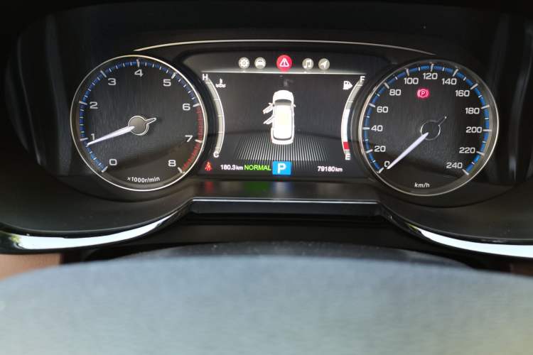 Used GAC Trumpchi GS8 2017 320T Two-Wheel Drive Luxury Smart Connectivity Version (7 Seats) Odometer Close Up
