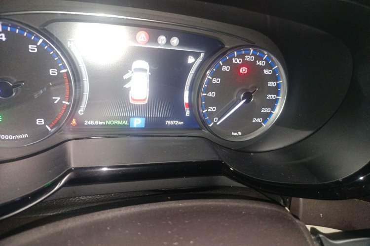 Used GAC Trumpchi GS8 2017 320T Two-Wheel Drive Luxury Smart Connectivity Version (7 Seats) Odometer Close Up
