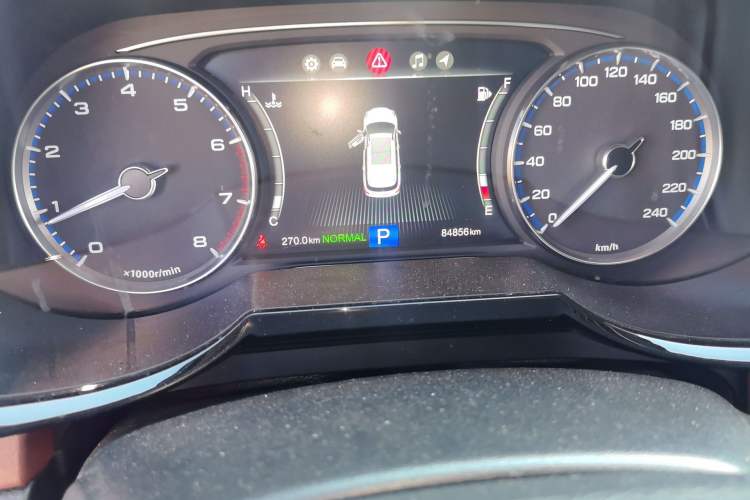 Used GAC Trumpchi GS8 2017 320T Two-Wheel Drive Luxury Smart Connectivity Version (7 Seats) Odometer Close Up