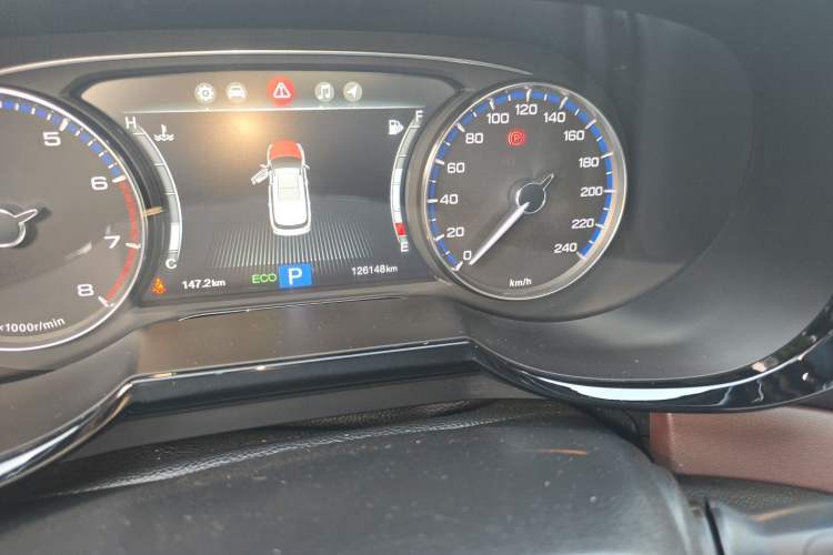 Used GAC Trumpchi GS8 2017 320T Four-Wheel Drive Luxury Smart Connectivity Version (7 Seats) Odometer Close Up