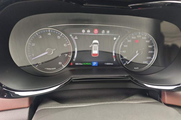 Used GAC Trumpchi GS8 2017 320T Two-Wheel Drive Luxury Smart Connectivity Version (7 Seats) Odometer Close Up
