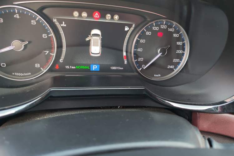 Used GAC Trumpchi GS8 2017 320T Two-Wheel Drive Luxury Smart Connectivity Version (7 Seats) Odometer Close Up