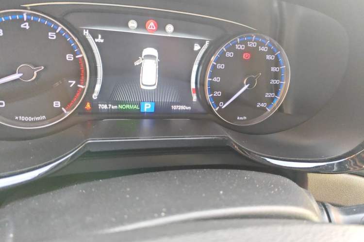 Used GAC Trumpchi GS8 2017 320T Two-Wheel Drive Luxury Smart Connectivity Version (7 Seats) Odometer Close Up