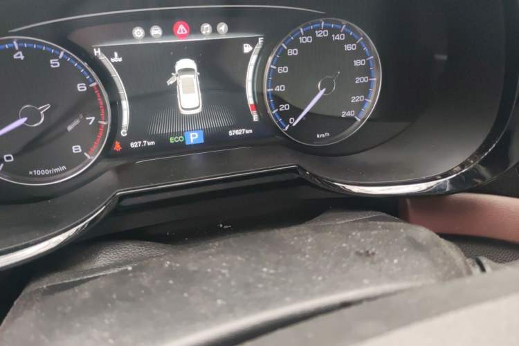 Used GAC Trumpchi GS8 2017 320T Two-Wheel Drive Luxury Smart Connectivity Version (7 Seats) Odometer Close Up