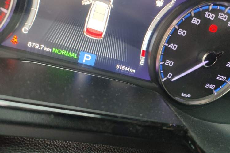 Used GAC Trumpchi GS8 2017 320T Two-Wheel Drive Luxury Smart Connectivity Version (7 Seats) Odometer Close Up
