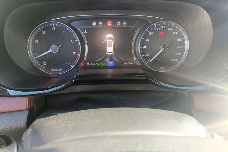 Used GAC Trumpchi GS8 2017 320T Two-Wheel Drive Luxury Smart Connectivity Version (7 Seats) Odometer Close Up