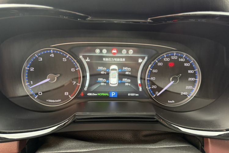 Used GAC Trumpchi GS8 2017 320T Two-Wheel Drive Prestige Version (7 Seats) Odometer Close Up