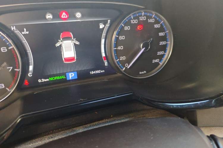 Used GAC Trumpchi GS8 2017 320T Two-Wheel Drive Luxury Smart Connectivity Version (7 Seats) Odometer Close Up