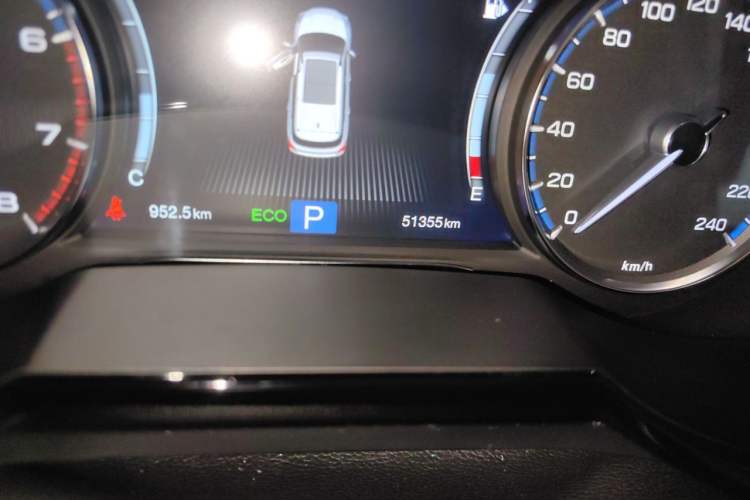 Used GAC Trumpchi GS8 2017 320T Two-Wheel Drive Prestige Version (7 Seats) Odometer Close Up