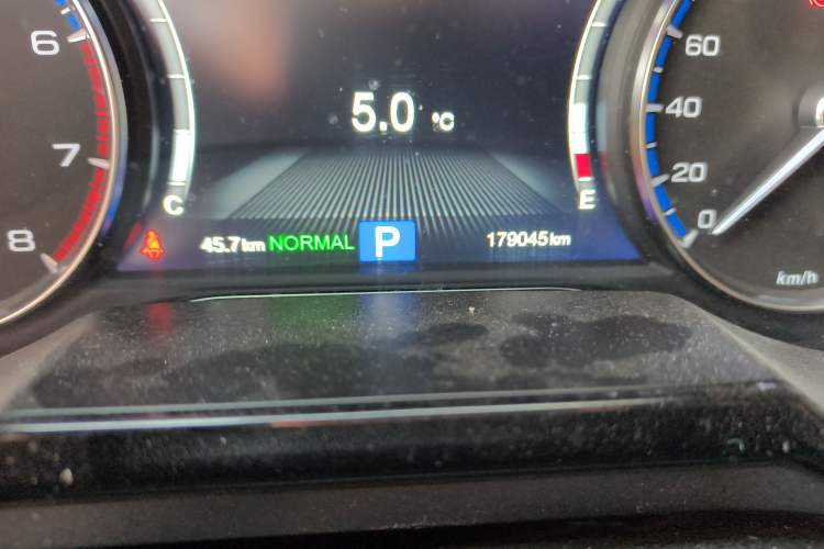 Used GAC Trumpchi GS8 2017 320T Two-Wheel Drive Luxury Smart Connectivity Version (7 Seats) Odometer Close Up