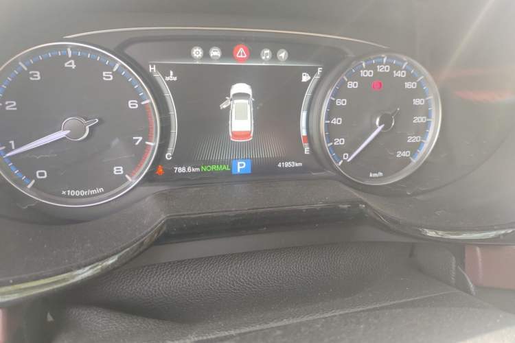 Used GAC Trumpchi GS8 2017 320T Two-Wheel Drive Luxury Smart Connectivity Version (7 Seats) Odometer Close Up