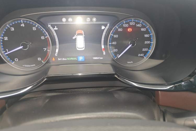 Used GAC Trumpchi GS8 2017 320T Two-Wheel Drive Luxury Smart Connectivity Version (7 Seats) Odometer Close Up