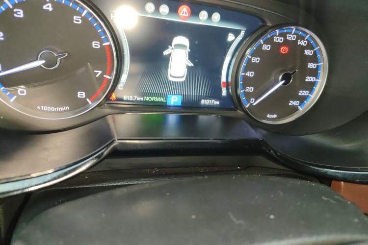 Used GAC Trumpchi GS8 2017 320T Two-Wheel Drive Luxury Smart Connectivity Version (7 Seats) Odometer Close Up