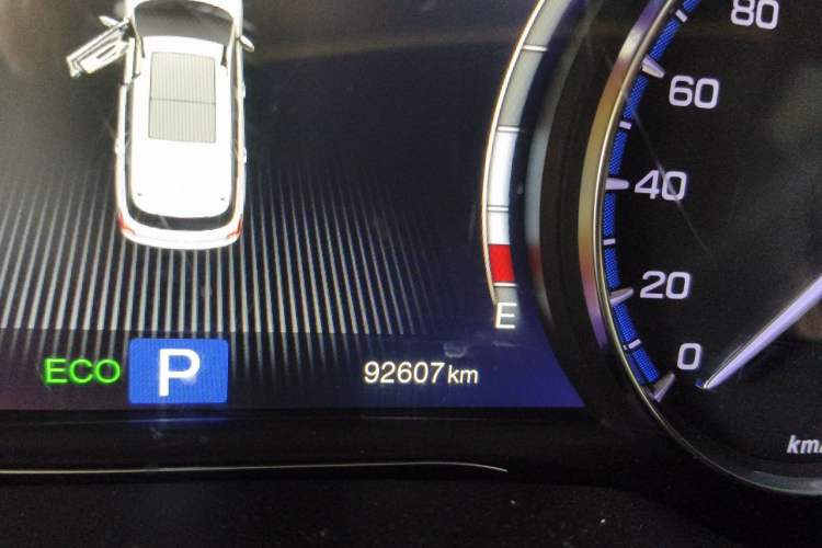Used GAC Trumpchi GS8 2017 320T Two-Wheel Drive Luxury Smart Connectivity Version (7 Seats) Odometer Close Up