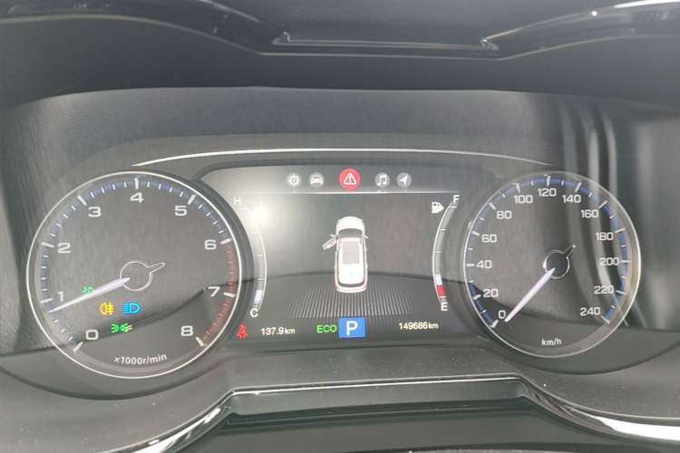 Used GAC Trumpchi GS8 2017 320T Two-Wheel Drive Luxury Smart Connectivity Version (7 Seats) Instrument Cluster