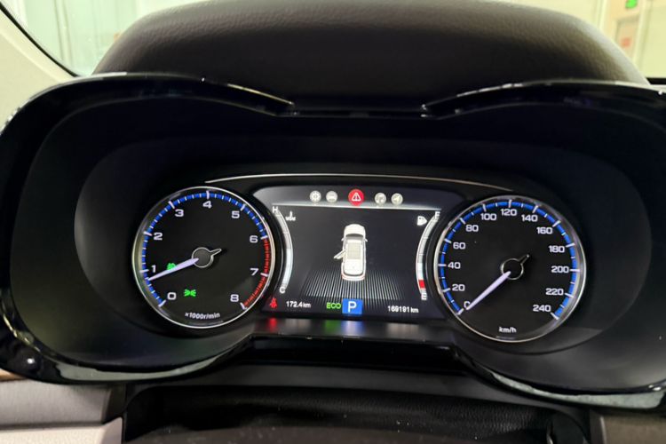 Used GAC Trumpchi GS8 2017 320T Two-Wheel Drive Luxury Smart Connectivity Version (7 Seats) Odometer Close Up