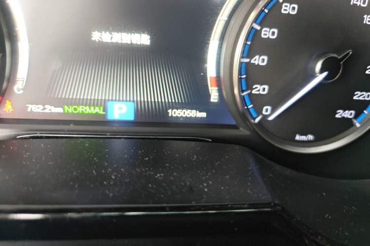 Used GAC Trumpchi GS8 2017 320T Two-Wheel Drive Luxury Smart Connectivity Version (7 Seats) Odometer Close Up
