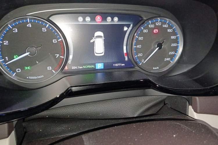 Used GAC Trumpchi GS8 2017 320T Two-Wheel Drive Luxury Smart Connectivity Version (7 Seats) Odometer Close Up