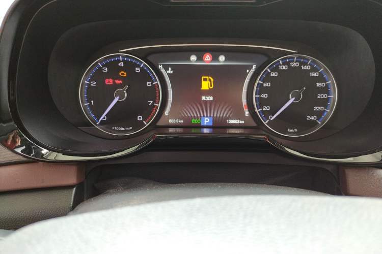 Used GAC Trumpchi GS8 2017 320T Four-Wheel Drive Luxury Smart Connectivity Version (7 Seats) Odometer Close Up