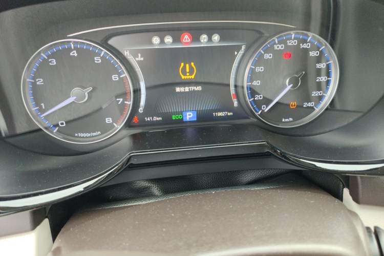 Used GAC Trumpchi GS8 2017 320T Two-Wheel Drive Luxury Smart Connectivity Version (7 Seats) Odometer Close Up
