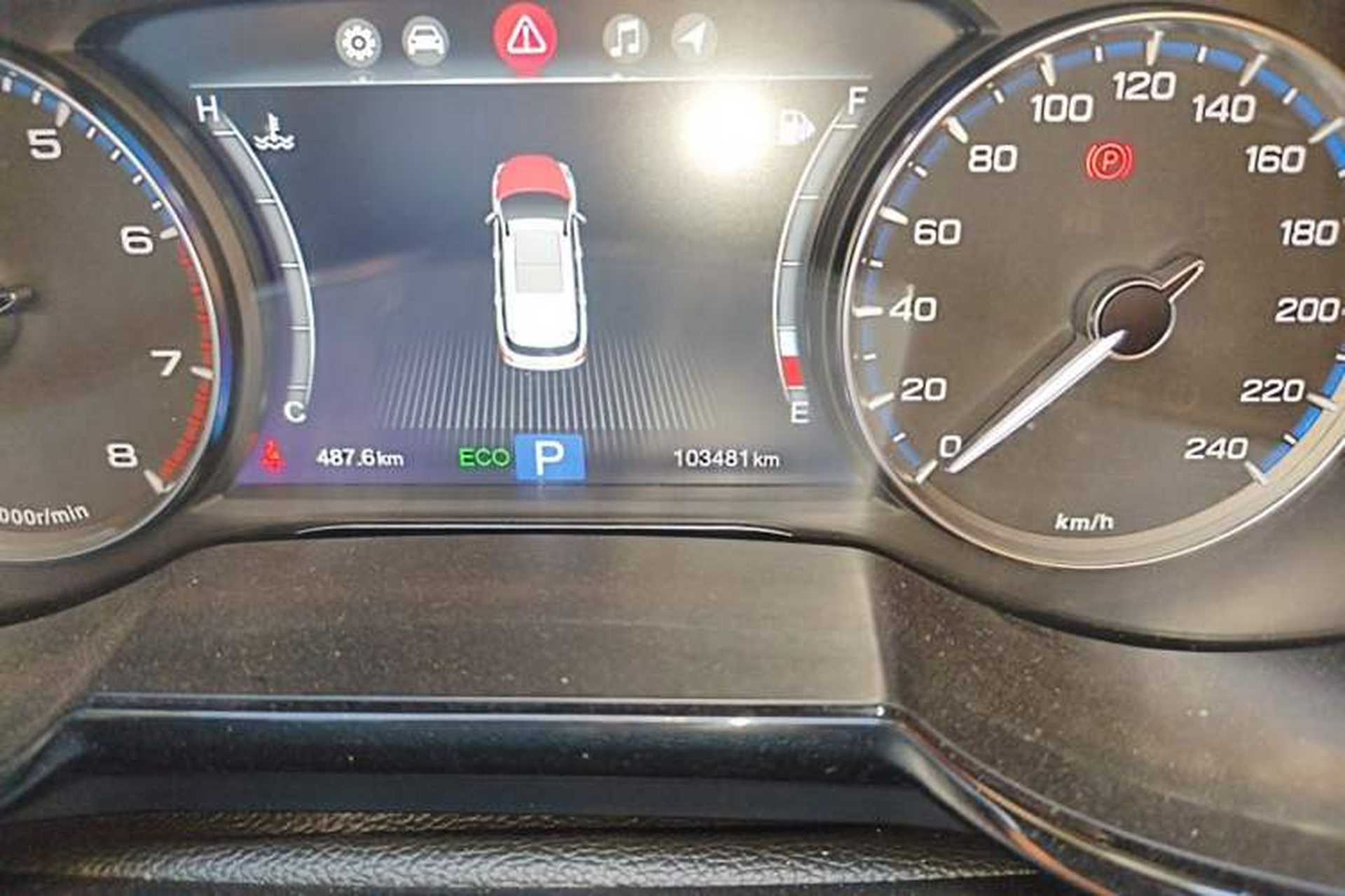 Used GAC Trumpchi GS8 2017 320T Four-Wheel Drive Luxury Smart Connectivity Version (7 Seats) Odometer Close Up