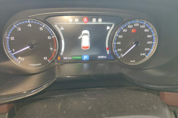 Used GAC Trumpchi GS8 2017 320T Two-Wheel Drive Luxury Smart Connectivity Version (7 Seats) Odometer Close Up