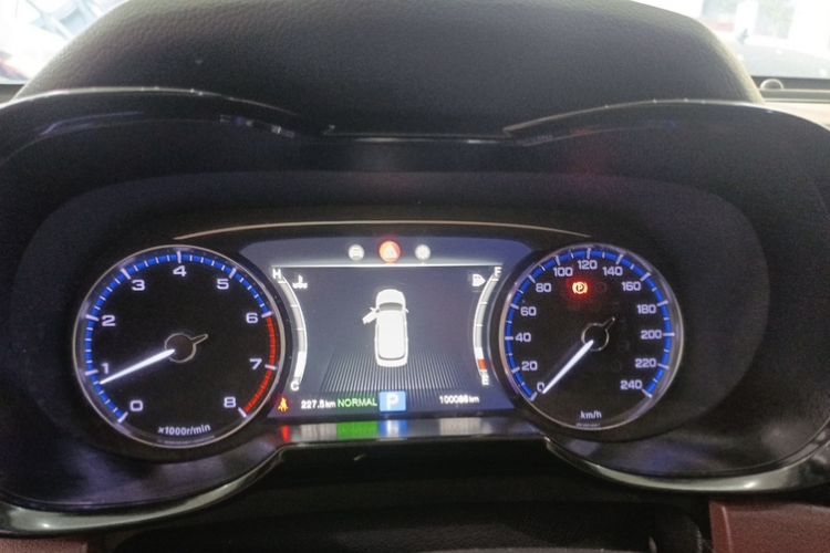 Used GAC Trumpchi GS8 2017 320T Two-Wheel Drive Luxury Edition (7 Seats) Odometer Close Up